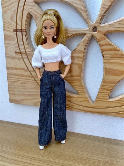 How To Make Barbie Jeans Free Pdf Pattern Ashlea