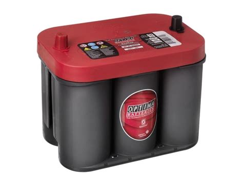 Batterie démarrage Sprial Cell OPTIMA RED TOP RT C 4 2 12V 50AH 815