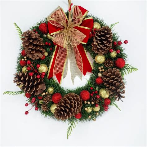 Guirlanda De Natal 25cm 50cm Shopee Brasil