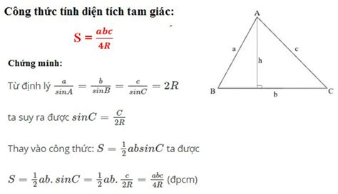 Hướng Dẫn Công thức tính diện tích tam giác: vuông, thường, cân, đều