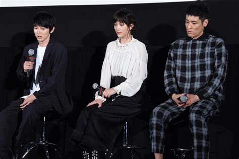 左から本郷奏多、本田翼、佐藤隆太。 「ハガレン」本田翼や本郷奏多がファンイベントに出席、猫ニャルフォンスも登場 画像ギャラリー 15