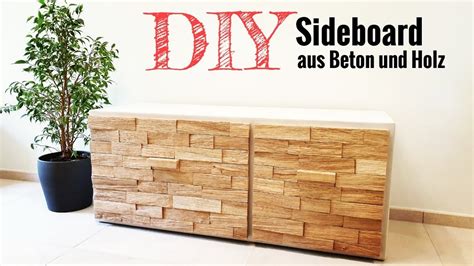 Diy Sideboard Sitzbank Aus Beton Und Holz Selber Bauen Youtube