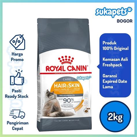 Jual Royal Canin Hair And Skin Care Makanan Kucing Dewasa Kg Shopee