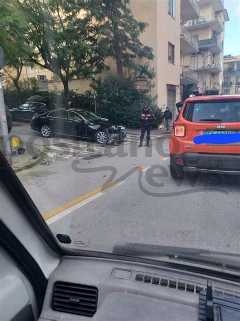 Piano Di Sorrento Brutto Incidente Fra Bus Ed NCC Sul Corso Italia