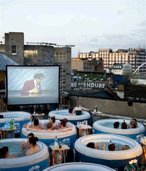 Unique Experience With Hot Tub Cinema