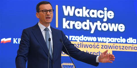 Wakacje Kredytowe Podziel Polak W Rz D Chce Dwa Progi Kwotowe