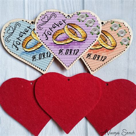 Heart Forever Cross Stitch Pattern Code Avs Avastya Stitch Buy