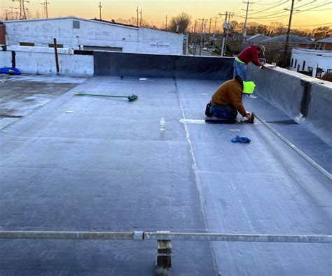 Commercial Epdm Roof Installation Islandwide Commercial Roofing Ny