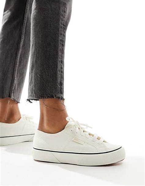 Superga Trainers In Off White Asos