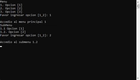 Sentencia If Else Visual C Menu Y Submenu Por Consola Tutorias Co