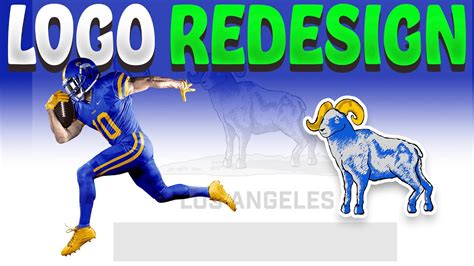 Redesigning Nfl Logos Los Angeles Rams Youtube