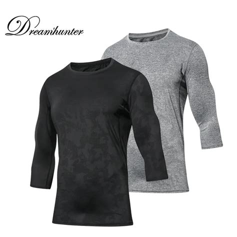 Summer Men Running Shirts Quick Drying Absorbing Sweat T Shirt 2018 New