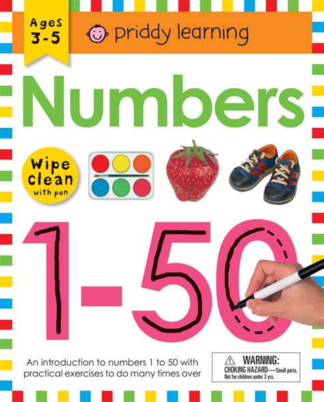 Wipe Clean Workbook Numbers 1 50 Roger Priddy Macmillan