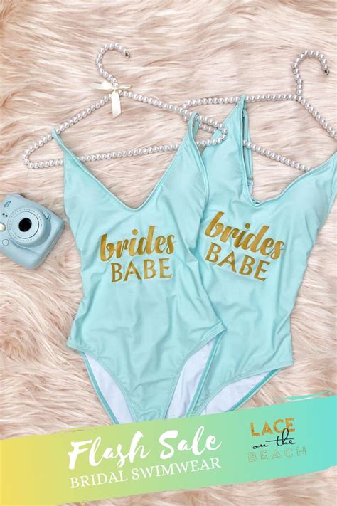 Clearance Bachelorette Bathing Suit Bridesmaid Swimsuit Bride Swimsuit