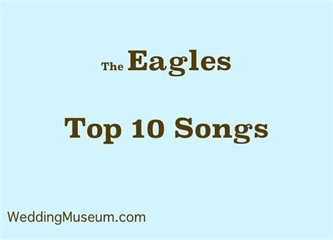 Song List of the Day: Top 10 Eagles Songs of All-Time #eagles # ...