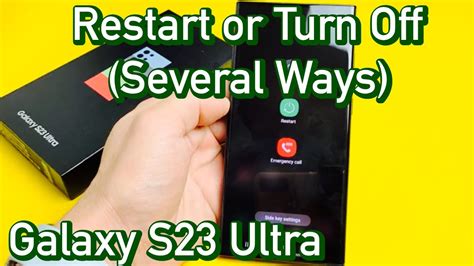 Galaxy S Ultra How To Restart Turn Off Several Ways Youtube