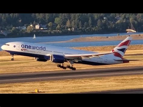 British Airways Boeing 777 236 ER G YMMT Oneworld Livery Takeoff