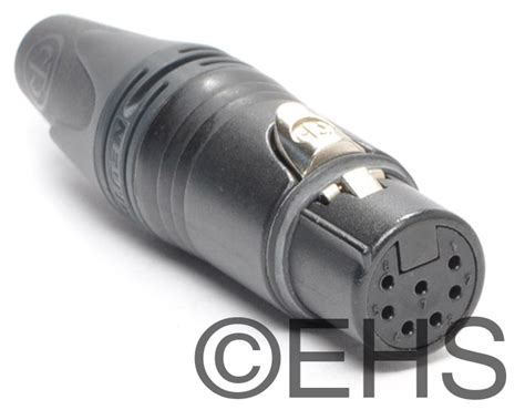 Neutrik Nc Fxx B Female Xlr Pin Black Gold Event Horizon Services