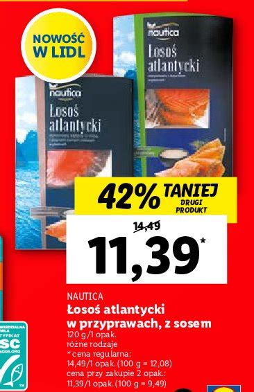 Oso Pacyficzny Sockeye W Dzony Na Zimno W Plastrach Rybny Targ Lidla