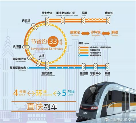 重庆4号线、5号线、环线互联互通时刻表 知乎