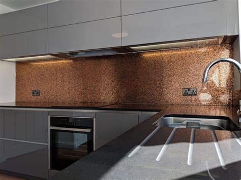 Luxury Copper Splashbacks Exeter Devon Clearly Glass Copper