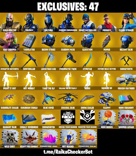 Achetez 🔥 271 Skins 🔥 Leviathan Axe 🔥 Agent Peely 🔥 Peely 🔥 Gold Kratos