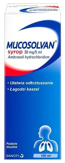 Mucosolvan Syrop Na Kaszel Dla Dzieci Ml Oficjalne