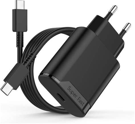 für Samsung Schnellladegerät 25W USB C Ladekabel Ladegerät für Samsung