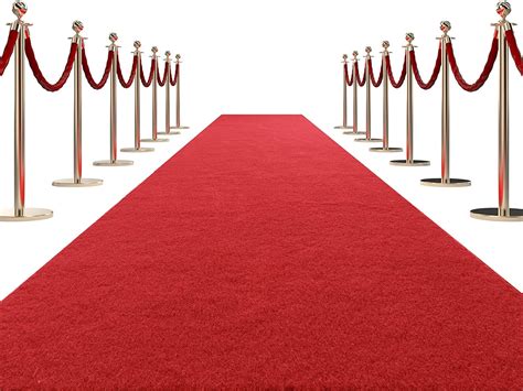 HOMBYS Extra Thick Red Carpet Runner For Events 2 6x15 Feet Not Slip