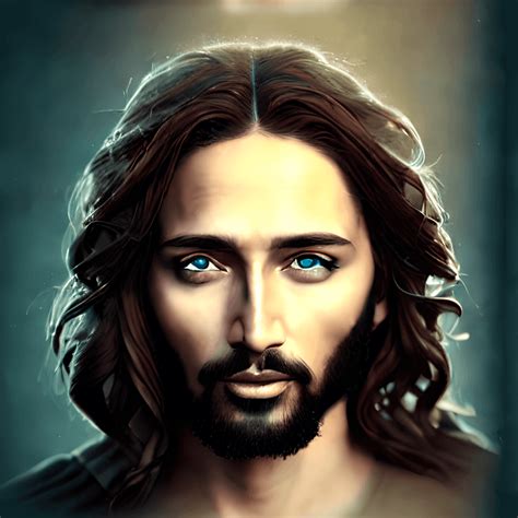 Graphique Jesus Face 8k · Creative Fabrica