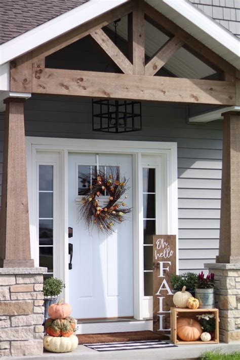 20 Rustic Front Porch Decor Homyhomee