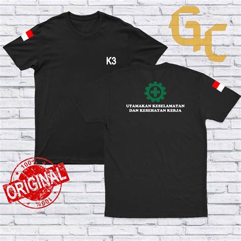 Jual Kaos Kerja K3 Utamakan Keselamatan Dan Kesehatan Kerja Safety