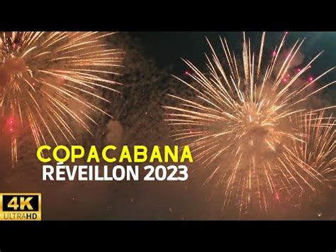 Queima De FOGOS Em COPACABANA 2023 4K Copacabana2023 YouTube