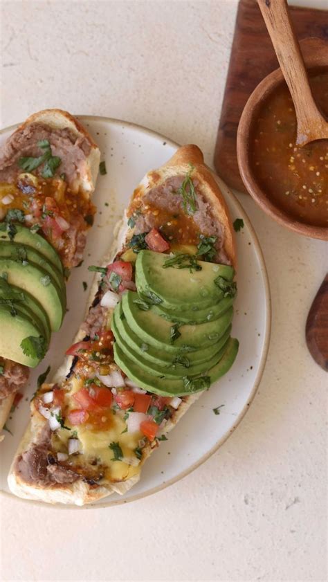 Alexa Sotos Instagram Post Molletes A Mexican Open Faced Sandwich