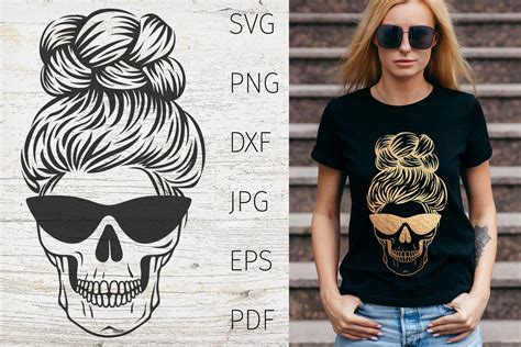 Messy Bun Skull Svg Everything You Need To Know