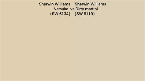 Sherwin Williams Netsuke Vs Dirty Martini Side By Side Comparison