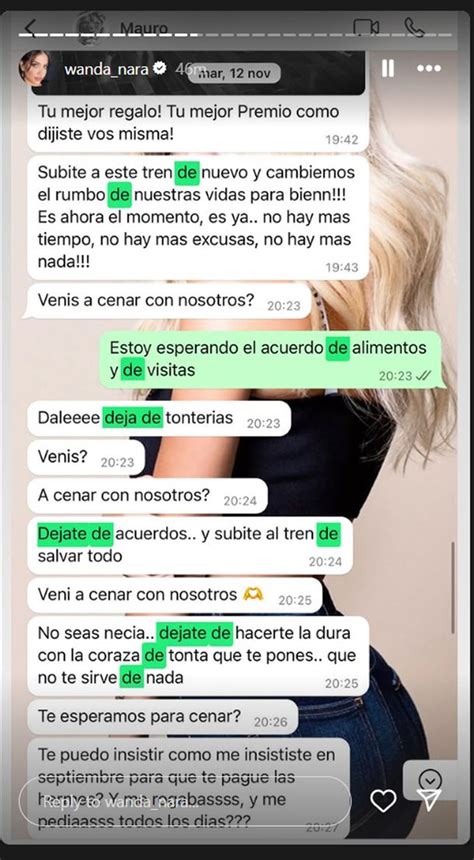 Los Escandalosos Chats De Mauro Icardi Que Filtr Wanda Nara Y Que