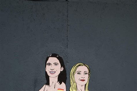 Meloni And Schlein Naked And Pregnant In Milan Street Art General