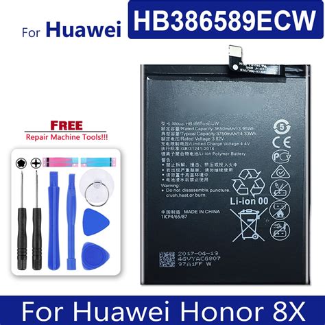 HB386589ECW Battery For Huawei Honor 8X Honor8X Mo... – Grandado