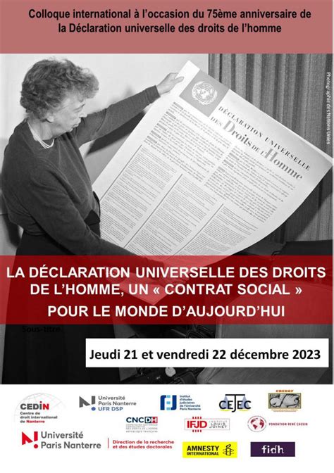 La Déclaration Universelle Des Droits De Lhomme Un Contrat Social