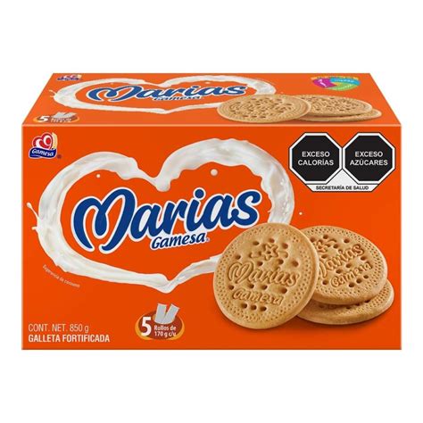 Galletas Marías Gamesa 5 Rollos De 170 G Cu Walmart