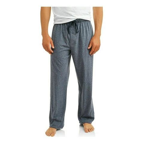 Hanes Mens X Temp Solid Knit Pajama Pants Grindle Denim