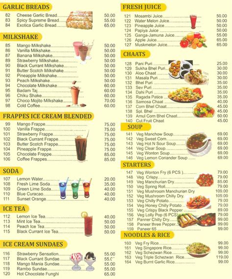 Ashish Fast Food Menu, Menu for Ashish Fast Food, Kharghar, Navi Mumbai, Mumbai