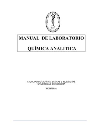 Guias De Quimica Analitica PDF