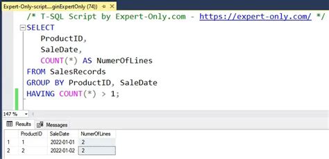 How To Find Duplicate Records In Sql Server T Sql