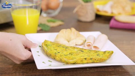 Tortilla De Huevo Y Espinacas Para Tus Desayunos Youtube