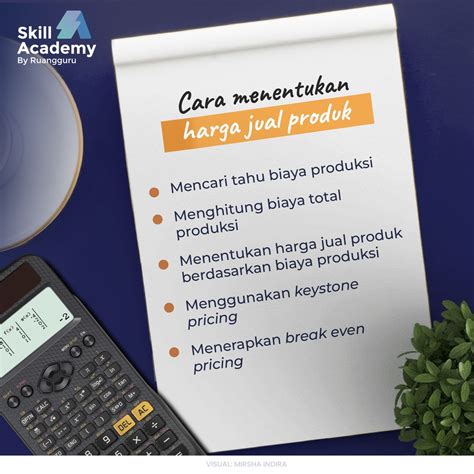 5 Cara Menentukan Harga Jual Produk Dengan Mudah