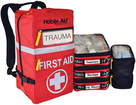 Reflex Trauma First Aid Backpack Kit Lifeguard Equipment