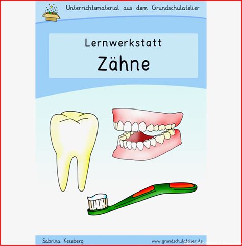 Z Hne Werkstatt F R Grundschule Kostenlose Arbeitsbl Tter Und