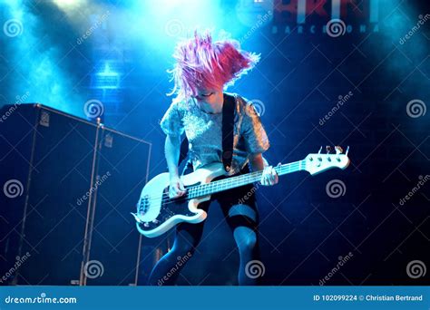 The Subways Rock Band Perform At Bikini Stage Editorial Stock Image